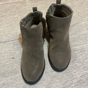 Gray Ankle Boots
